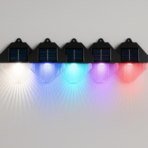 Set 2 lampi solare RGB pentru exterior 12-11
