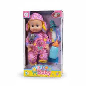 Papusa interactiva Honey Baby cu accesorii si sunete 14-89