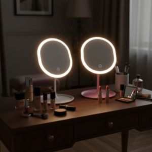 Oglinda cosmetica cu iluminare LED si buton tactil 15-11