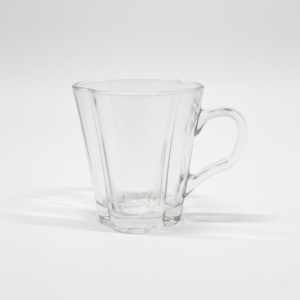 Set 6 cani din sticla transparenta 14-51