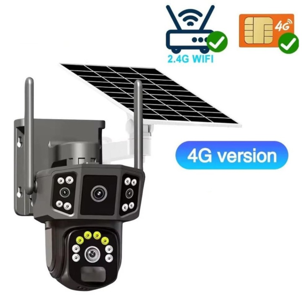 Pachet Promo: Camere Supraveghere Solara 4G/WiFi, Dual Lens 6MP, PTZ 360, 15-8 - imagine 2