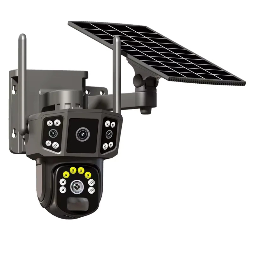 Pachet Promo: Camere Supraveghere Solara 4G/WiFi, Dual Lens 6MP, PTZ 360, 15-8